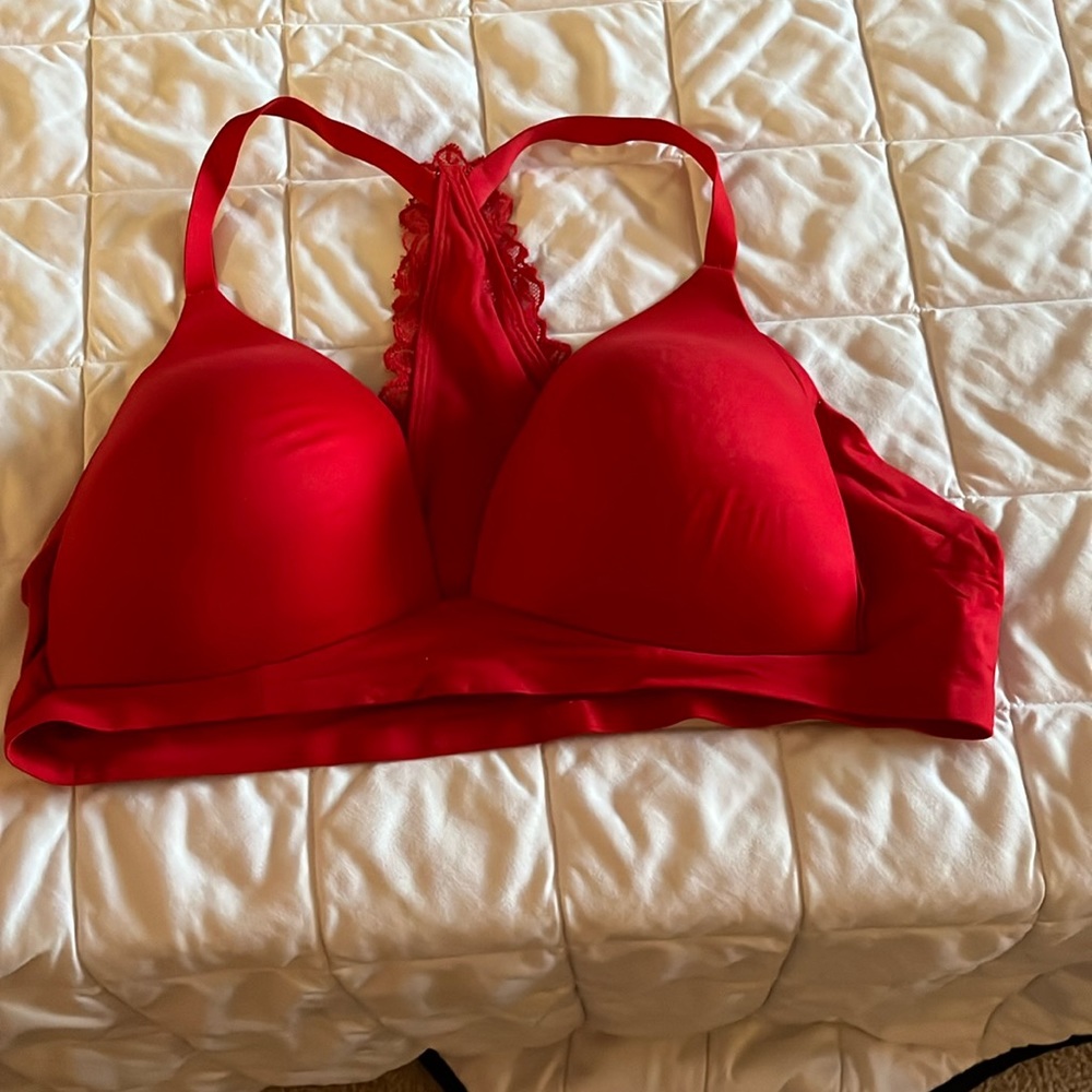 Aerie red bralette